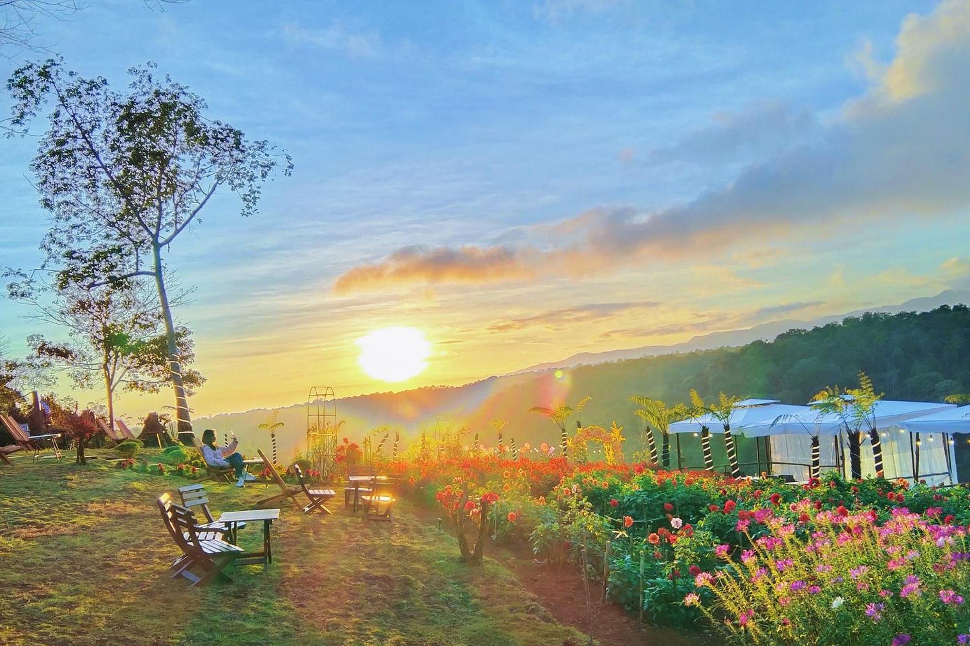 Glamping - Viet Uc Flower Garden Hotel Kon Von Kla Buitenkant foto